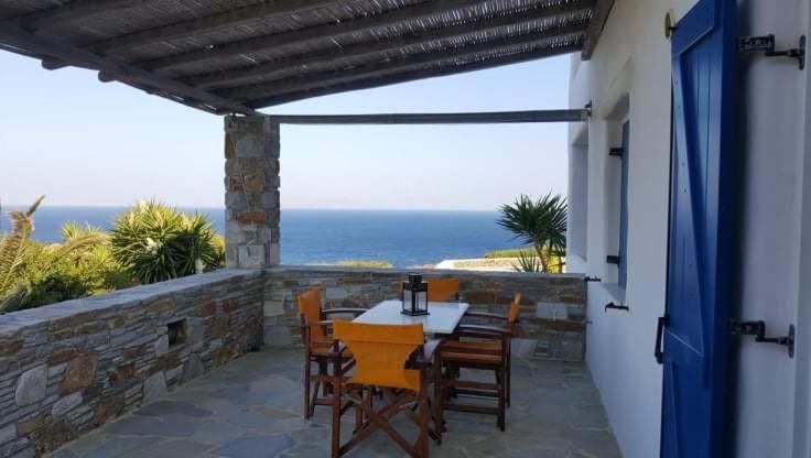 Syros Apartments Suites Chryssonisos Kini מראה חיצוני תמונה
