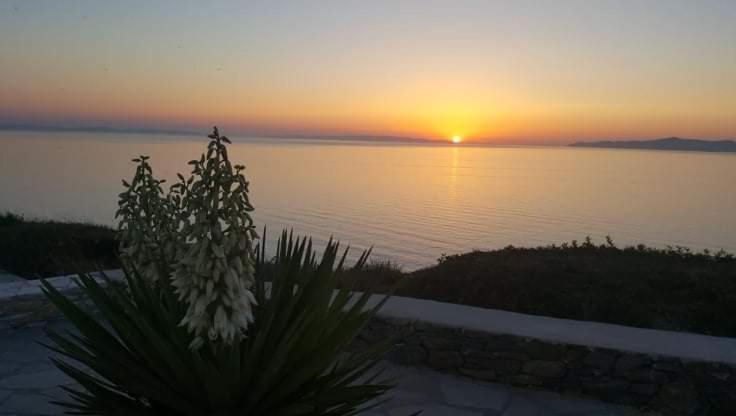 Syros Apartments Suites Chryssonisos Kini מראה חיצוני תמונה