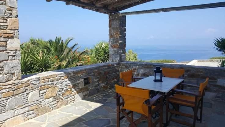 Syros Apartments Suites Chryssonisos Kini מראה חיצוני תמונה