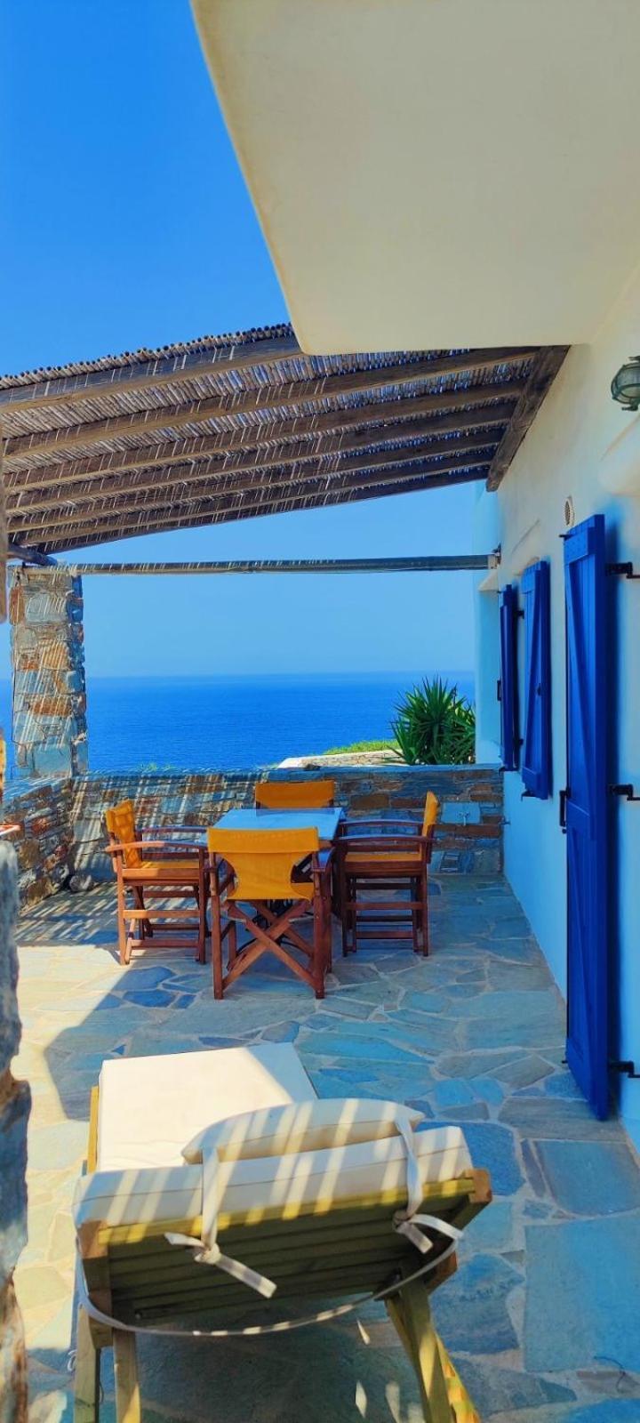 Syros Apartments Suites Chryssonisos Kini מראה חיצוני תמונה