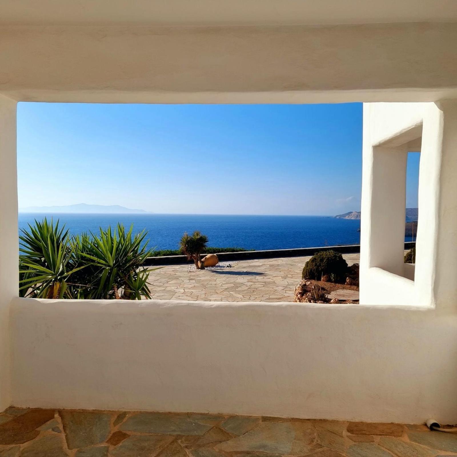 Syros Apartments Suites Chryssonisos Kini מראה חיצוני תמונה