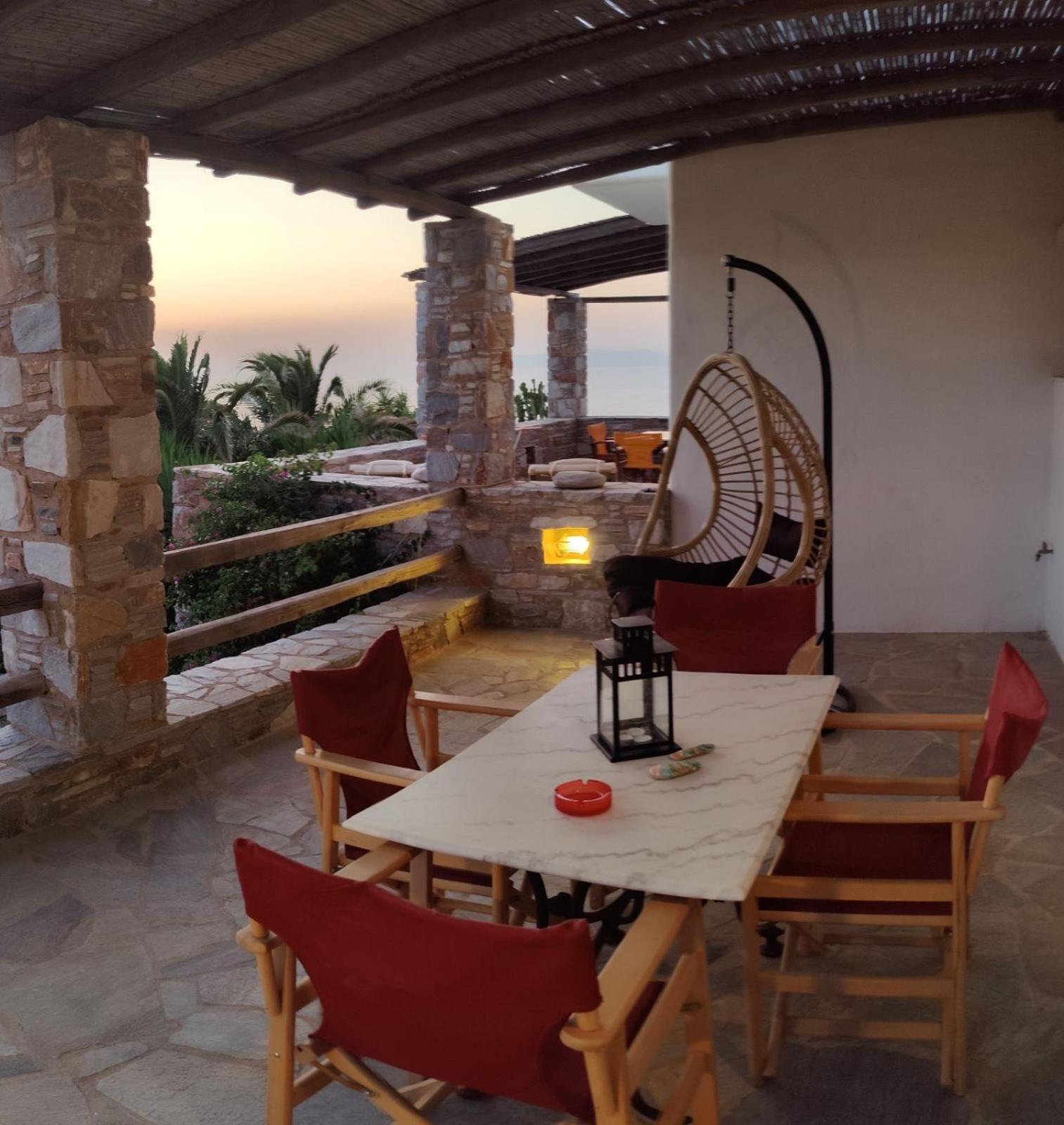 Syros Apartments Suites Chryssonisos Kini מראה חיצוני תמונה