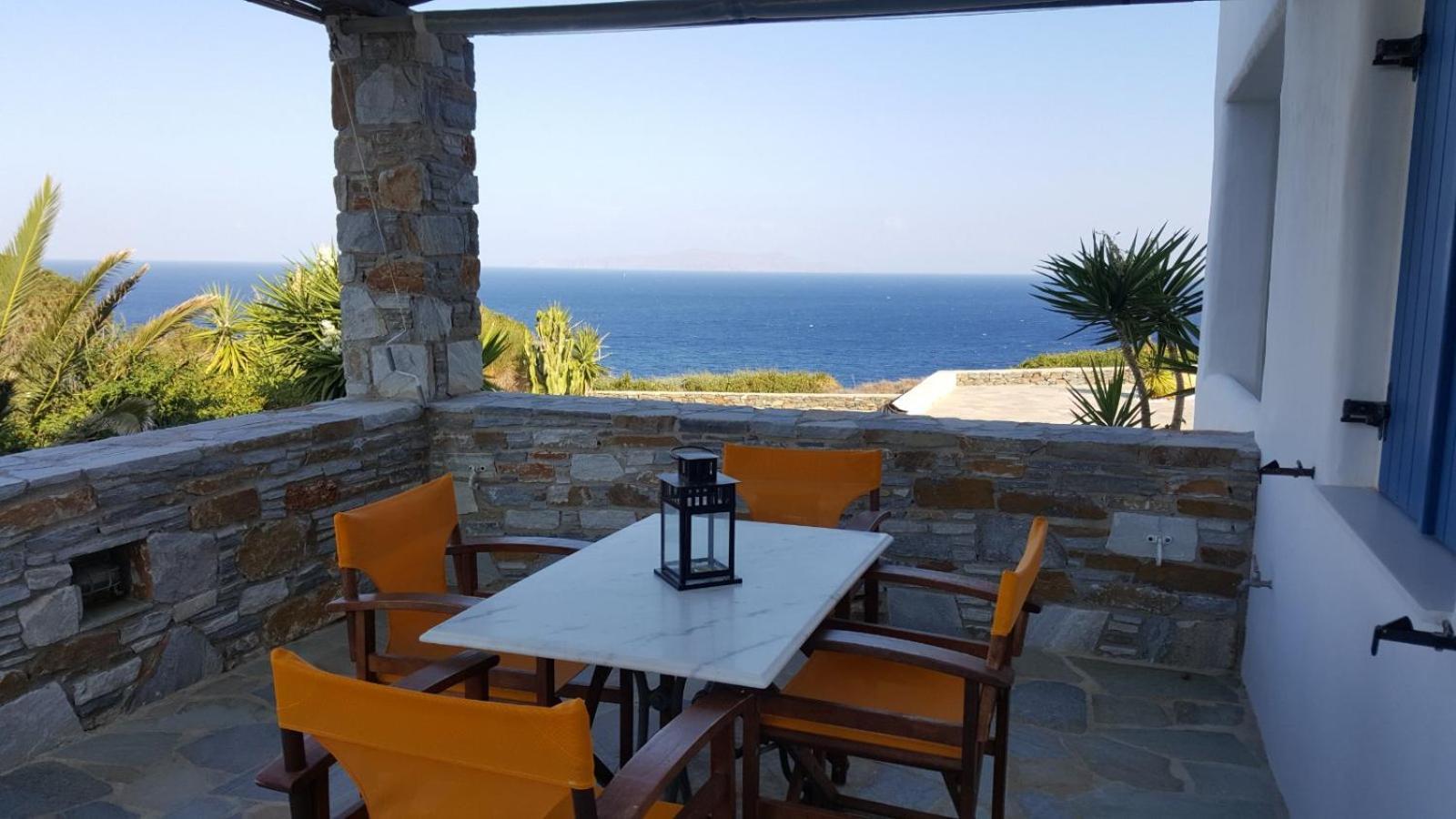 Syros Apartments Suites Chryssonisos Kini מראה חיצוני תמונה