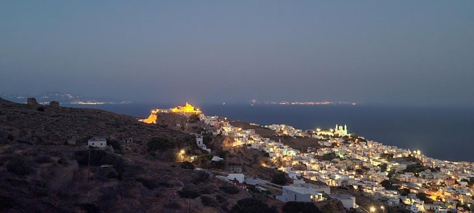 Syros Apartments Suites Chryssonisos Kini מראה חיצוני תמונה
