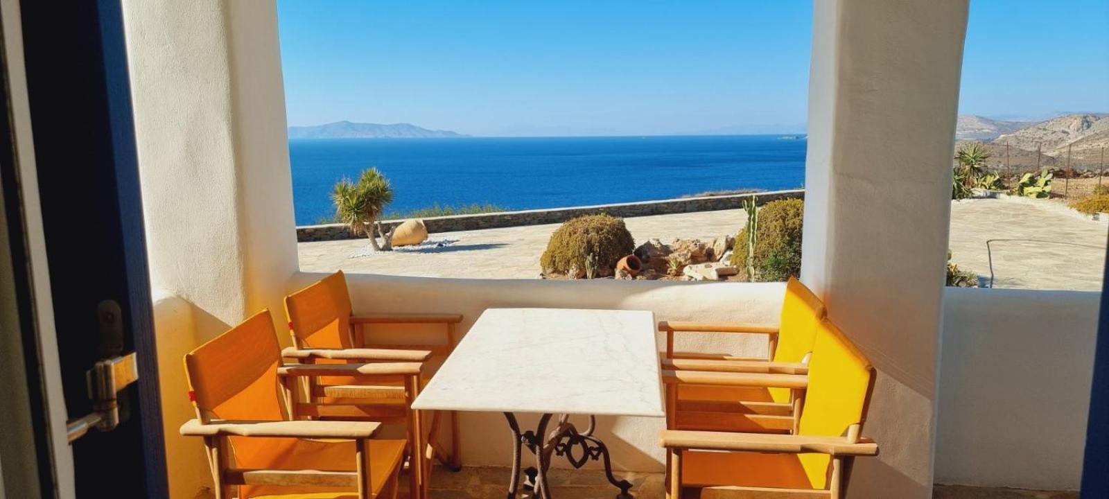 Syros Apartments Suites Chryssonisos Kini מראה חיצוני תמונה