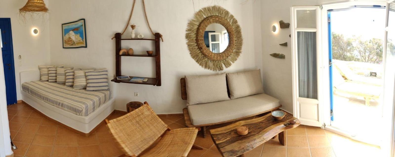 Syros Apartments Suites Chryssonisos Kini מראה חיצוני תמונה
